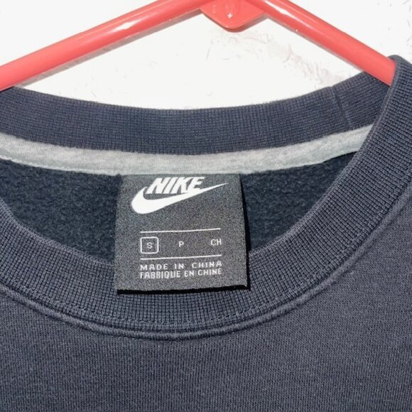 Vintage Nike Just Do It Graphic Pullover Crewneck Sweatshirt Men’s S Black Logo - Picture 2 of 6